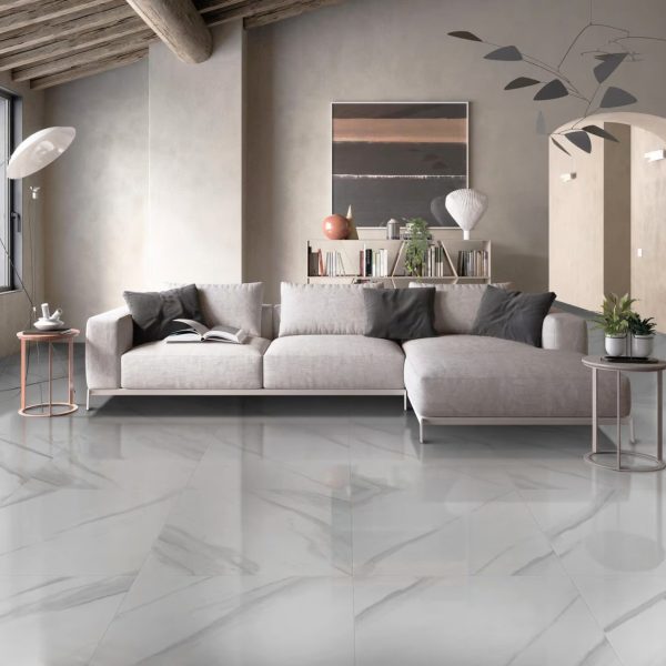 CALACATTA MATT TILE 600x600mm