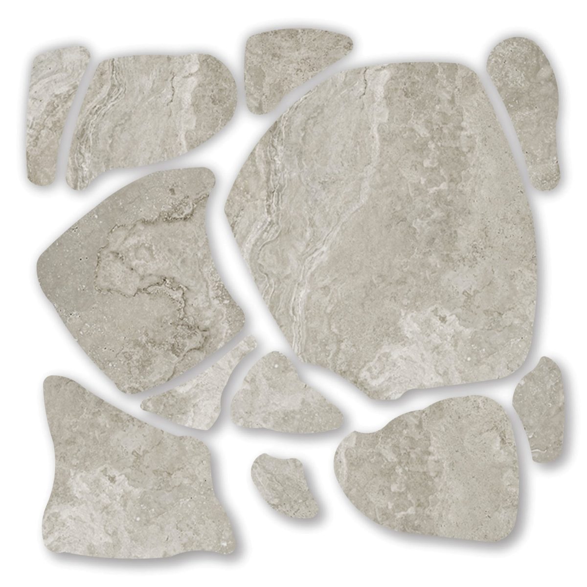 NORCIA GREY CRAZY PAVE TILE 600x600x10