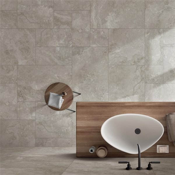 NORCIA GREY FRENCH PATTERN TECH GRIP TILE