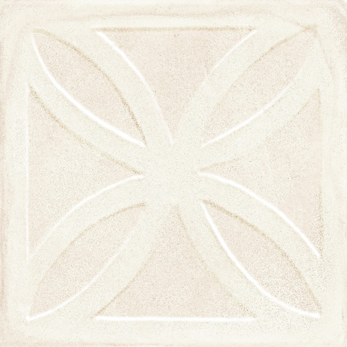 AMURI AVORIO WHITE 3D MATT DECOR TILE 200X200mm