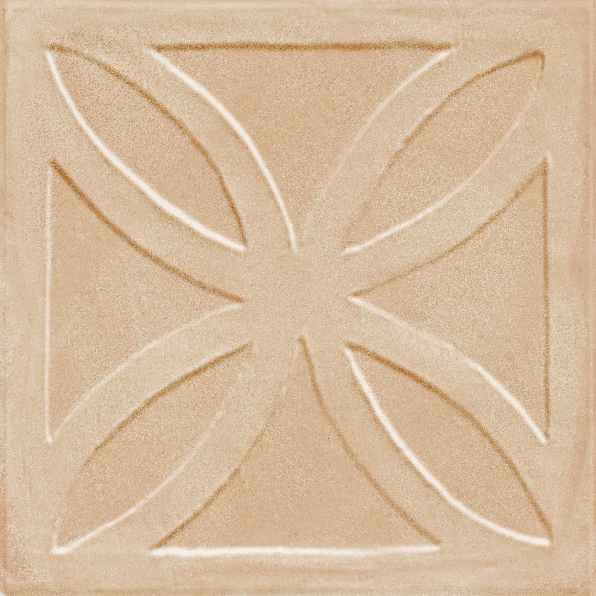 AMURI BISCOTTO BEIGE 3D MATT DECOR TILE 200X200mm