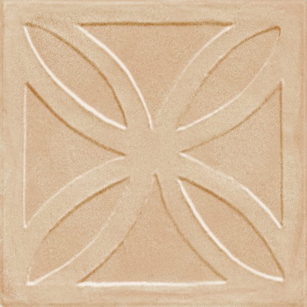 AMURI BISCOTTO BEIGE 3D MATT DECOR TILE 200X200mm