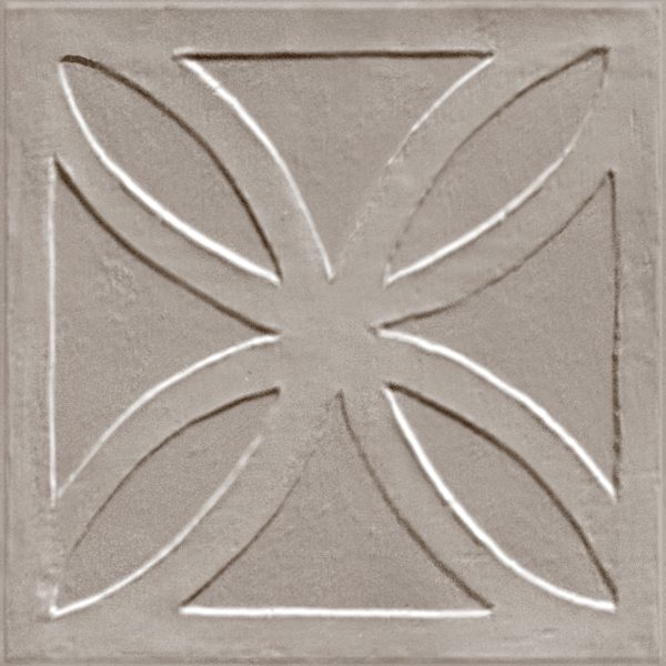 AMURI GRIGIO GREY 3D MATT DECOR TILE 200X200mm