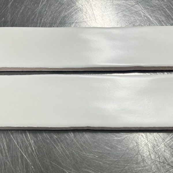 BELLAVISTA ALPS HANDMADE MATT WHITE TILE 76X302mm