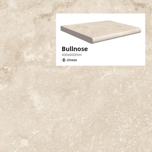 CERAVIVA TIVOLI MALO BULLNOSE 400X600X20mm