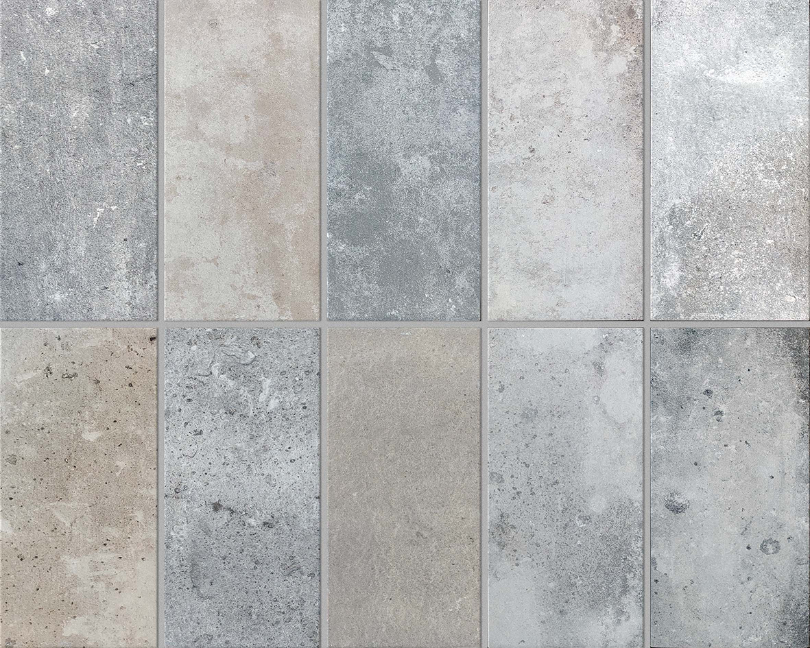 CHIANTI GRIGIO GREY MATT P5 TILE 125X250mm