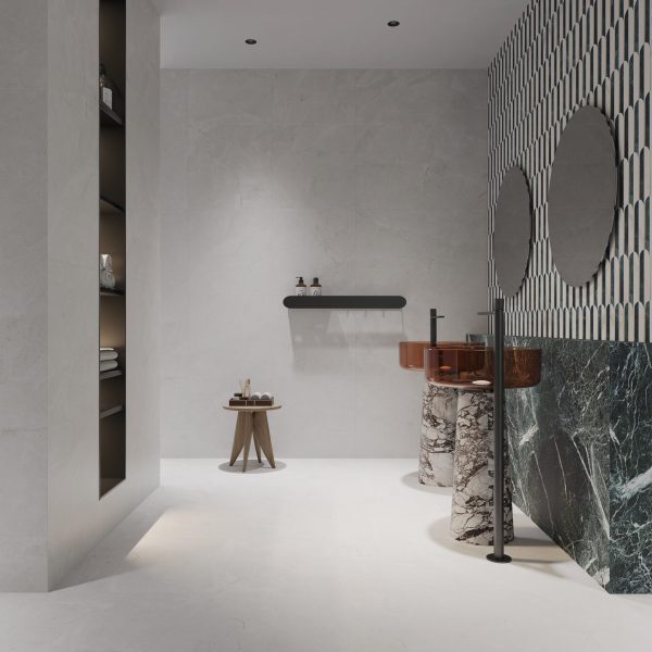 TUNDRA WHITE 3D HONED TILE 600X1200mm
