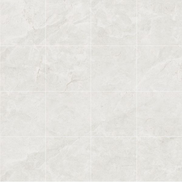 TUNDRA WHITE GLOSS TILE 600X600mm