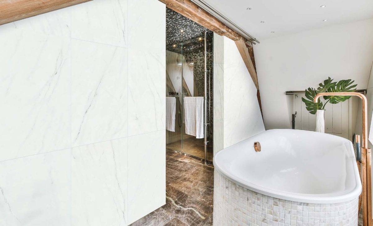 Euromarmo Calacatta Honed Tile 600x900mm