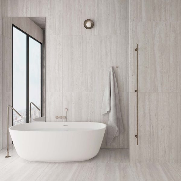 Euromarmo Travertine Chiaro Matt Tile 300x600mm
