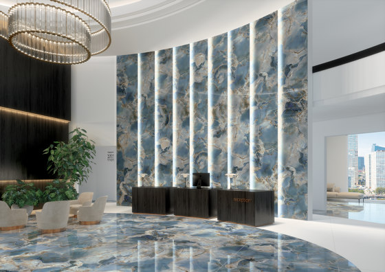 Onice Reale Gemstone (Ocean) Tile 600x1200mm