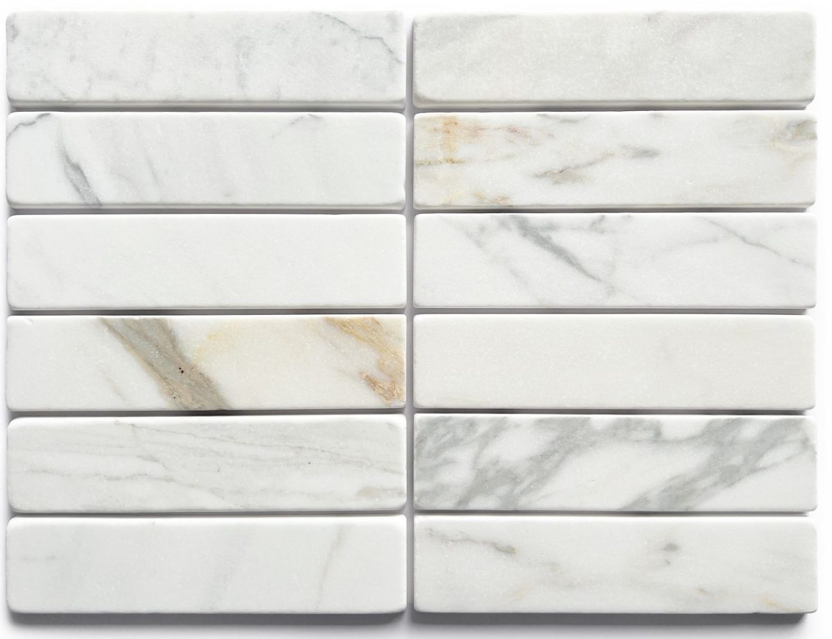 APOLLO CALACATTA GOLD TUMBLED TILE 50X200mm