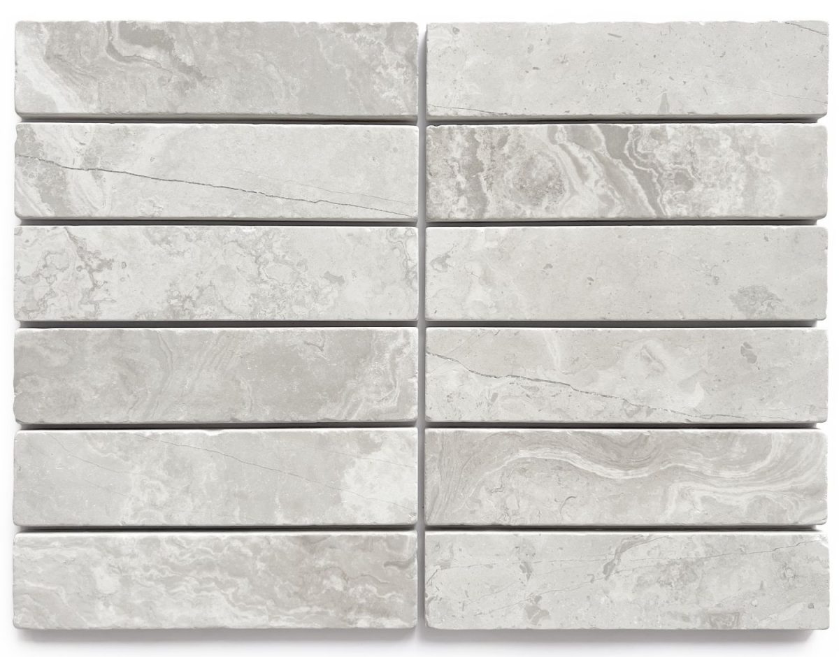 APOLLO GREY WOODSTONE TUMBLED TILE 50X200mm