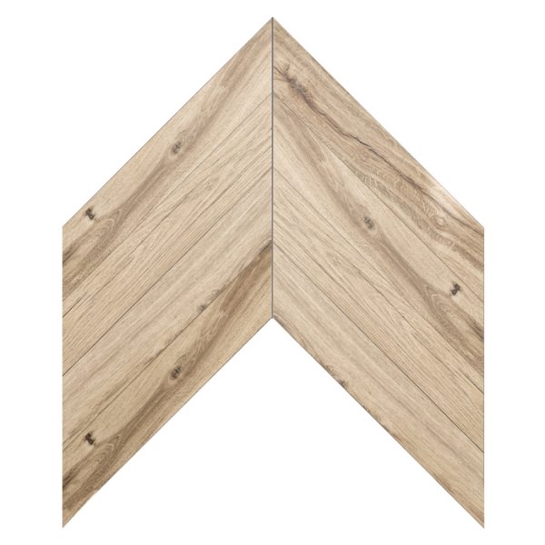 Bona Chevron XL Ecru Natural Tile 850x150mm