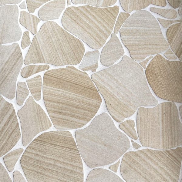 PYRMONT SANDSTONE EXTERNAL CRAZY PAVE TILE