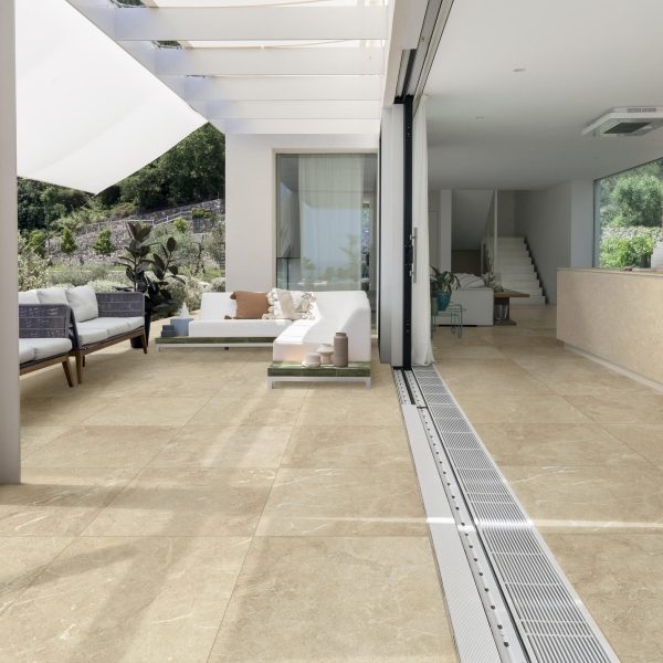 RIVIERA (TALKING HEAD) BEIGE TECH GRIP TILE 600x1200mm