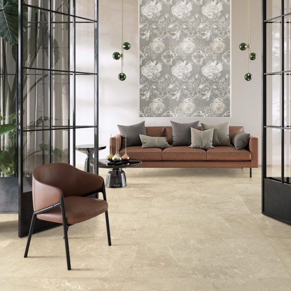 RIVIERA (TALKING HEAD) BEIGE TECH GRIP TILE 600x1200mm