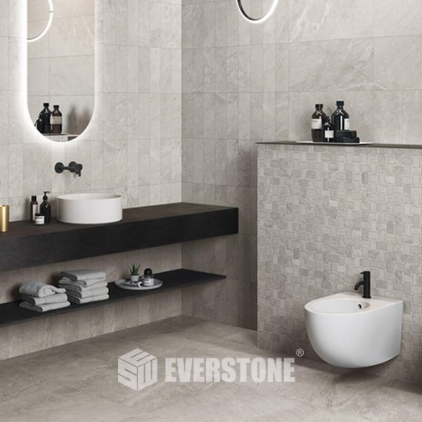 3D Crafted Bardiglio Natural Tile 600X600mm