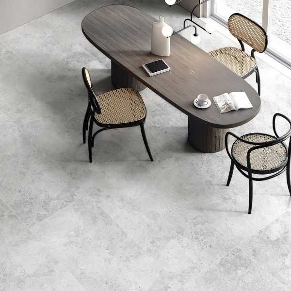 KARST-STONE WHITE HONED TILE 600X600mm