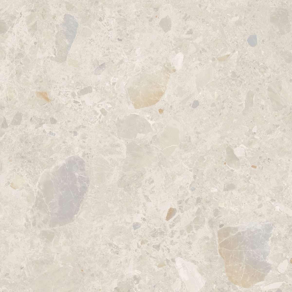 TERRAZZO ROCK BEIGE MATT TILE 600X600mm