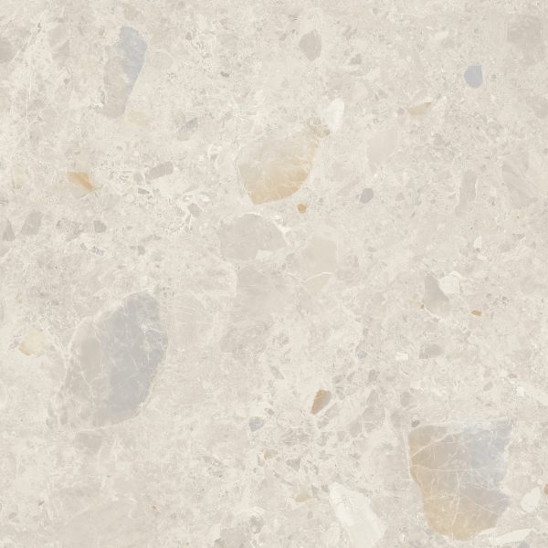TERRAZZO ROCK BEIGE MATT TILE 600X600mm