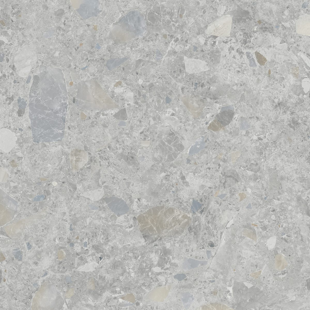 TERRAZZO ROCK GRIGIO MATT TILE 600X600mm