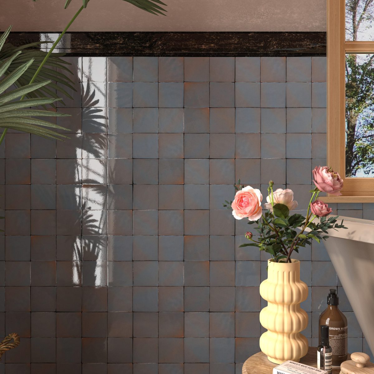 BYRON MIST ZILLEGE GLOSS TILE 100X100mm