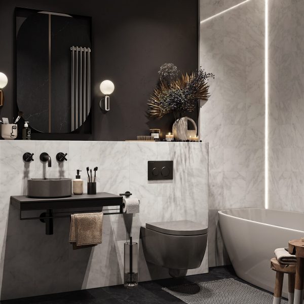 AMICI BLACK MATT P3 TILE 200X200mm