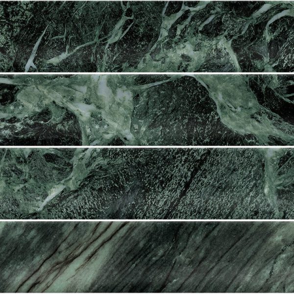AMICI GREEN CONCAVE SUBWAY SATIN TILE 50X300mm