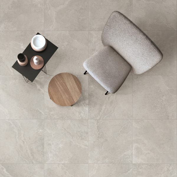 CROWN TRAVERTINE SILVER MATT P3 600X600mm