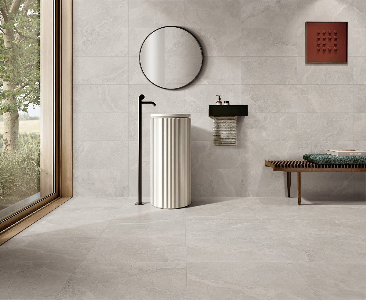 CROWN TRAVERTINE SILVER MATT P3 600X600mm