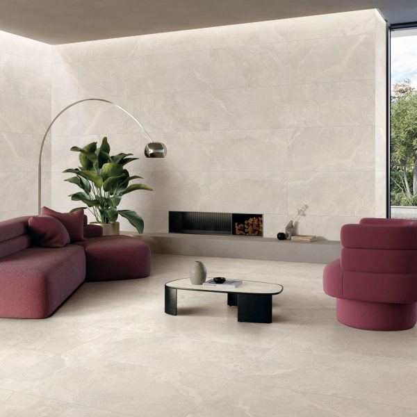 CROWN TRAVERTINE WHITE MATT P3 600X1200