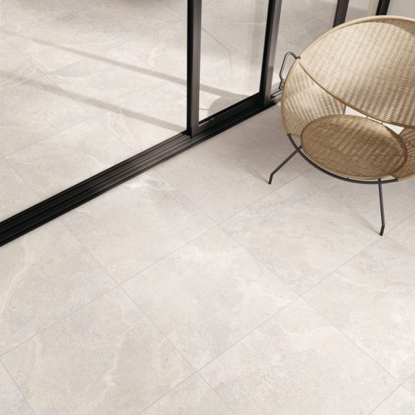 CROWN TRAVERTINE WHITE MATT P3 600X600mm