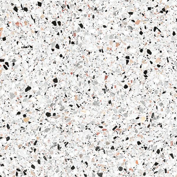 Medley Terrazzo White Matt 600X600mm