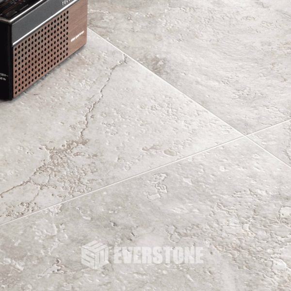 Stoneage 3D Travertine Argento Natural Tile 600X600mm