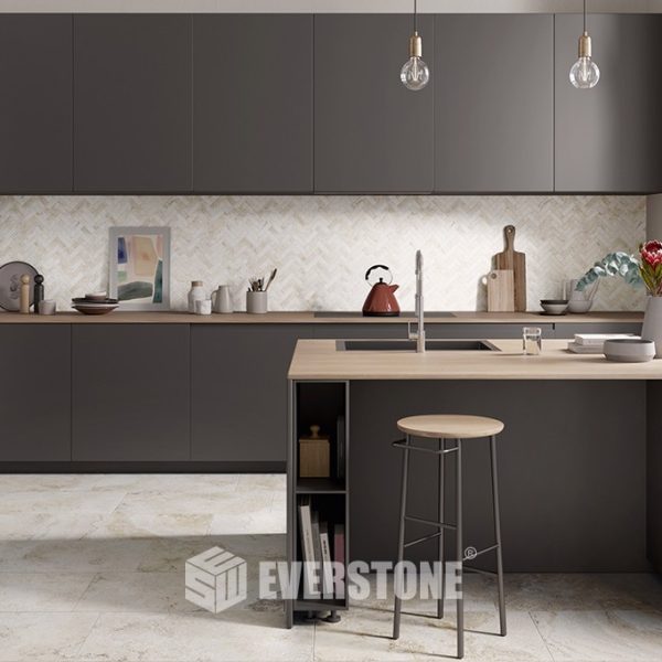 Stoneage 3D Travertine Oro Natural Tile 600X600mm