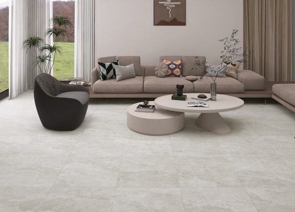 TAJ MAHAL WHITE SILK Tile 600X600mm