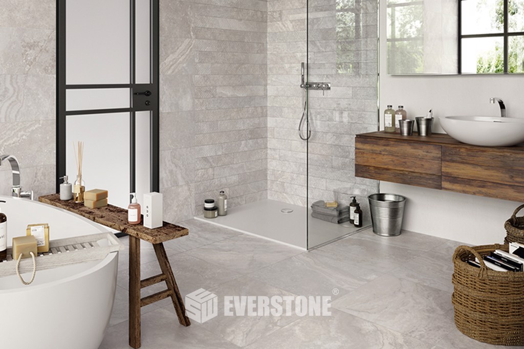 3D Crafted Travertine Silver Natural Tile 600X300mm