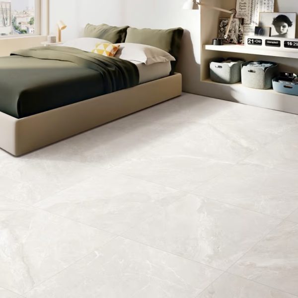 ALPEN STONE WHITE RECT EXT PAVER TILE 600x600x20mm