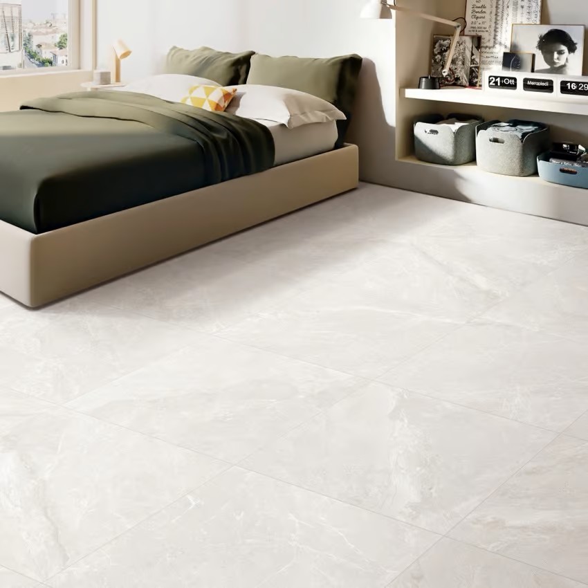 ALPEN STONE WHITE RECT EXT PAVER TILE 600x600x20mm