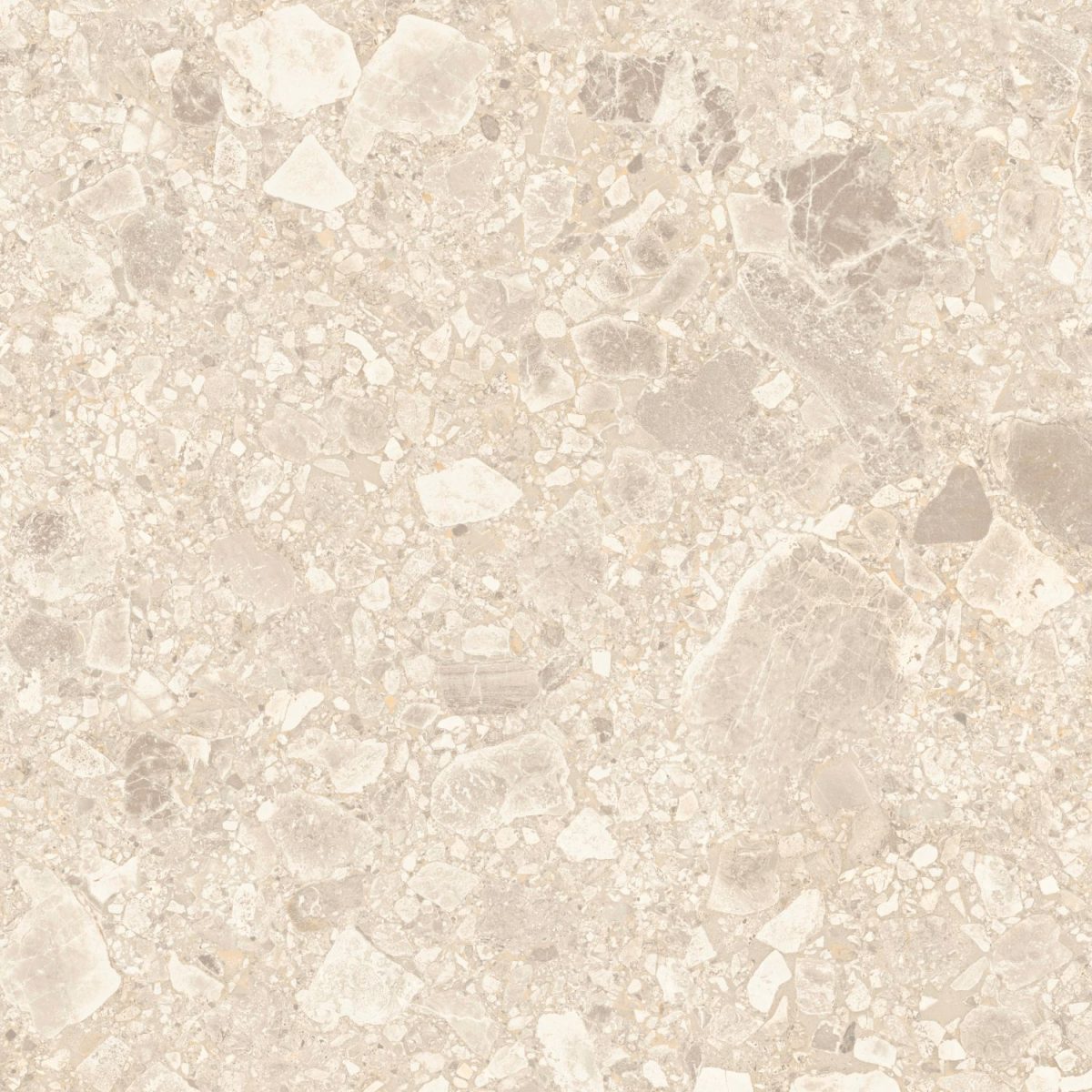 STUDIO TERRAZZO CHAMPAGNE BEIGE EXTERNAL RECTIFIED P5 600X600mm