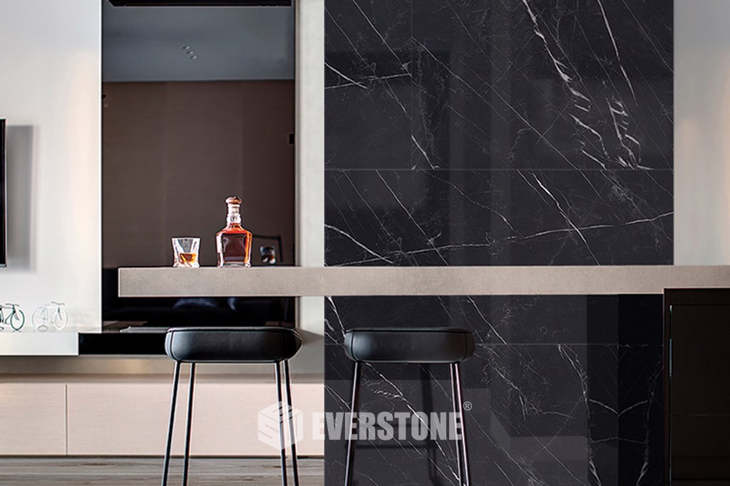 Superb Marble Marquina Black Natural Tile 600X600mm