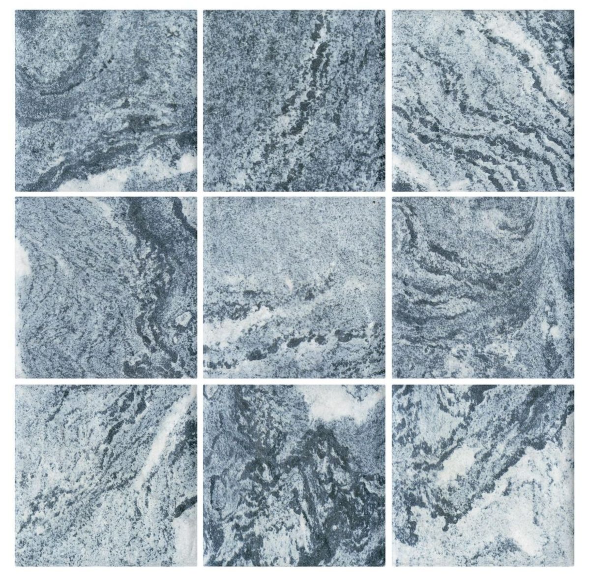 97X97mm ALPI EARTH BLUE MIX MOSAIC (29.7X29.7 SHEET)