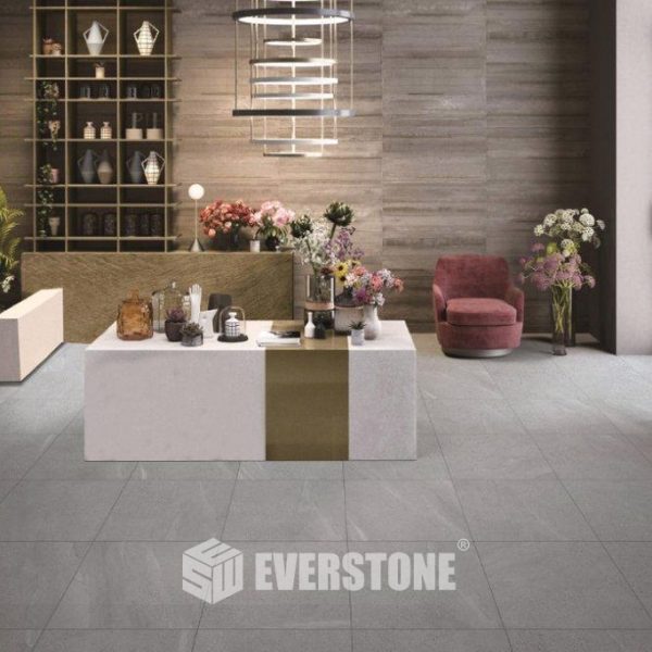 Baystone Silver Polished Tile 600X600mm