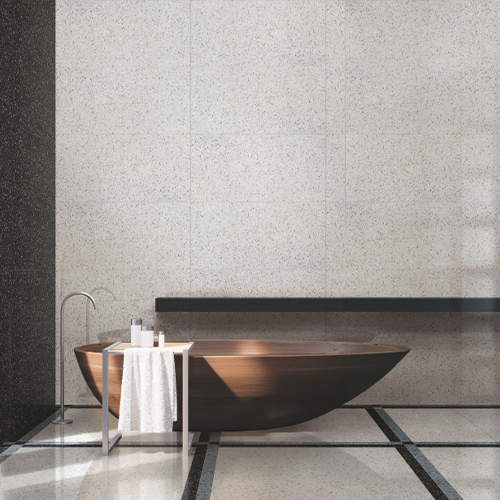 Terrazzo Venezia Bianco Matt Tile 1200X600mm