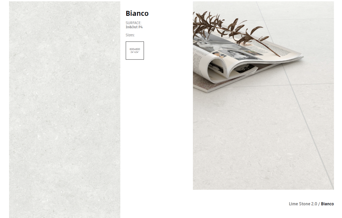 Bellavista Lims Bianco Flow 600x1200mm