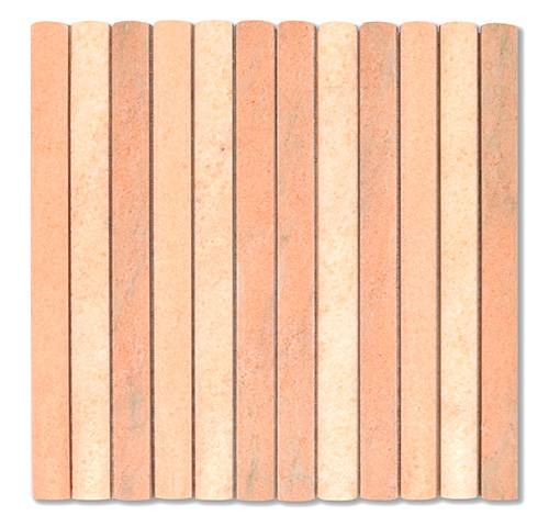 Marble Mosaic Rosa 3D Flute Honed 23×300mm