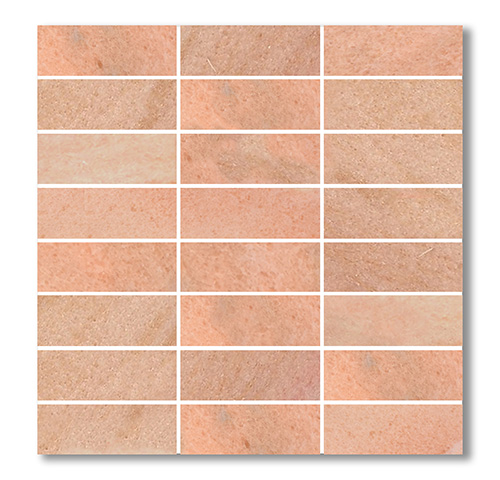 Marble Mosaic Rosa Stack Bond 98×35