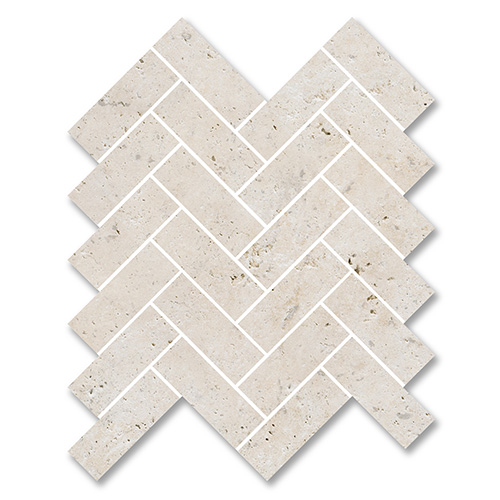 Mosaic Travertine Classico Brick Wave Honed 98×35mm